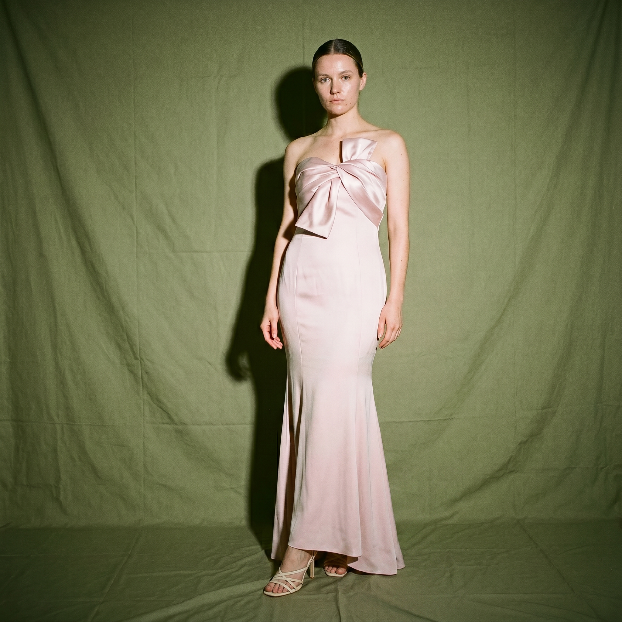 Rotacion Tube Dress Ribbon Mermaid Style