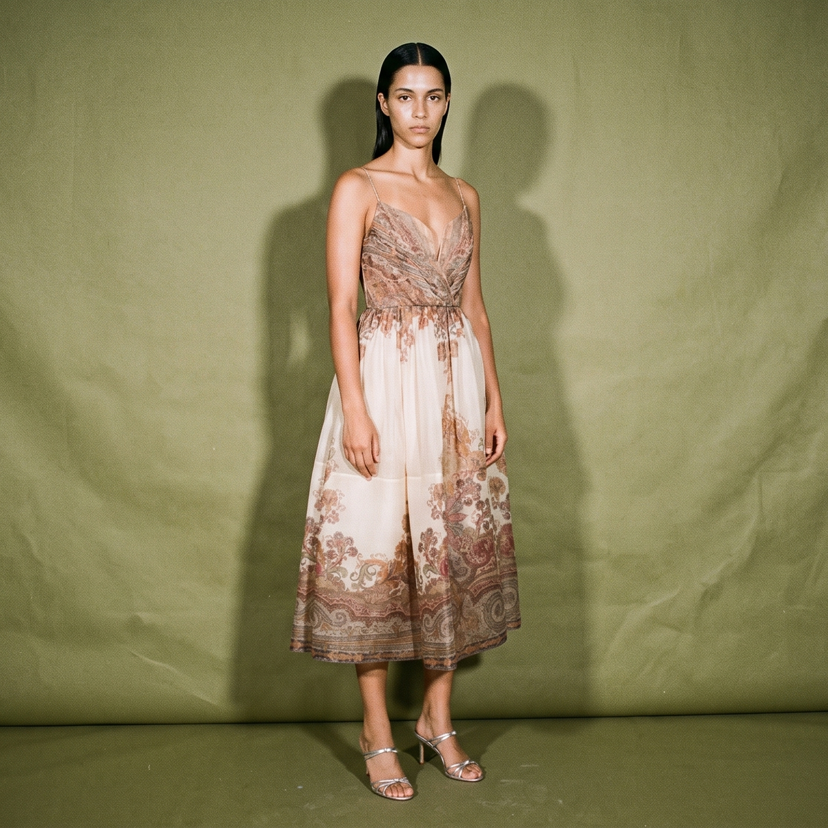 Zimmermann Draped Paisley Print Line