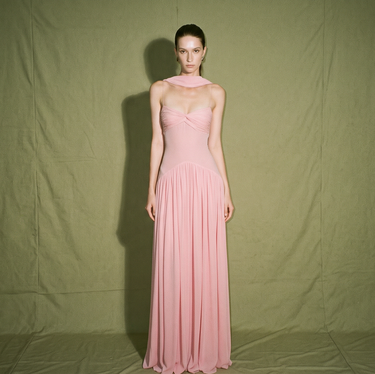 Cocosin Muse Mesh Halter Dress