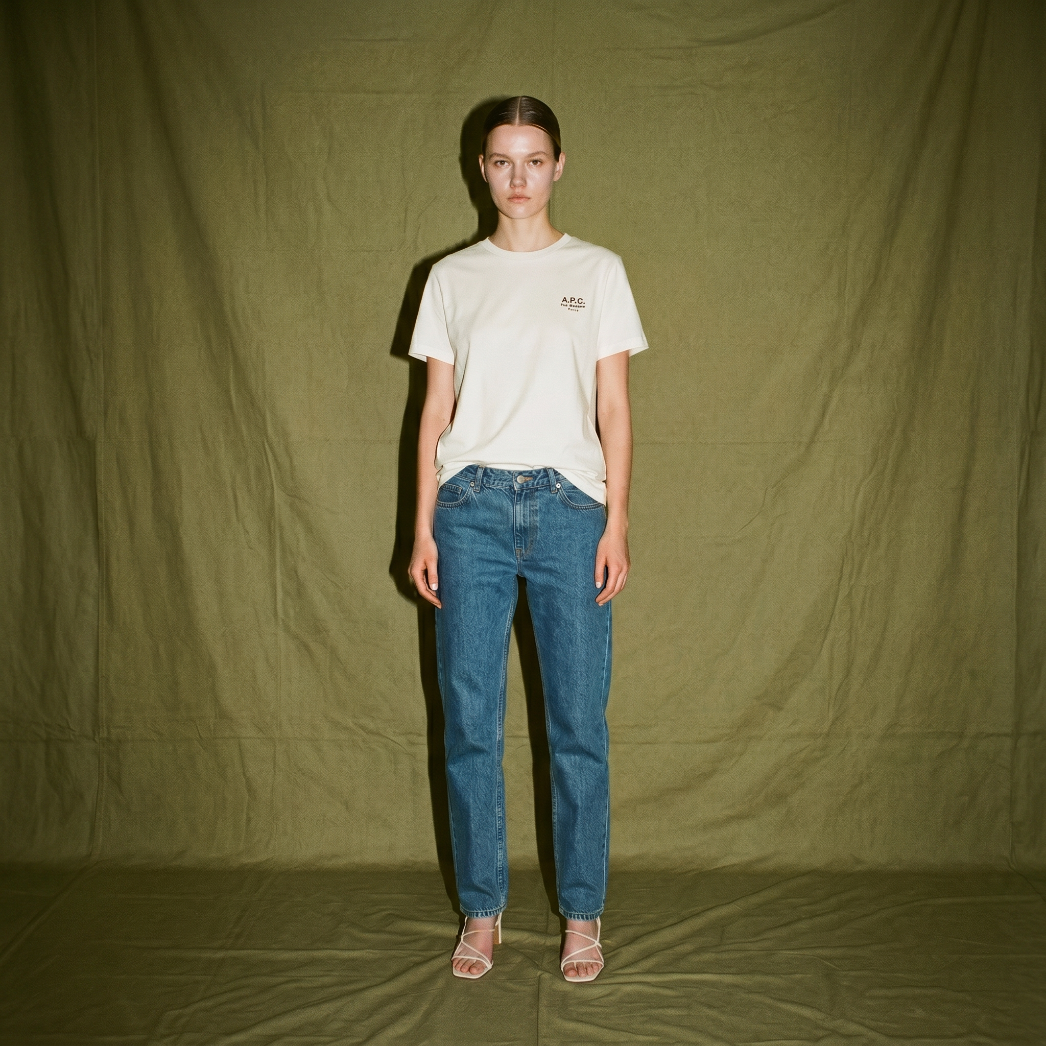A.P.C. Rue Madame T-Shirt Cotton Cream