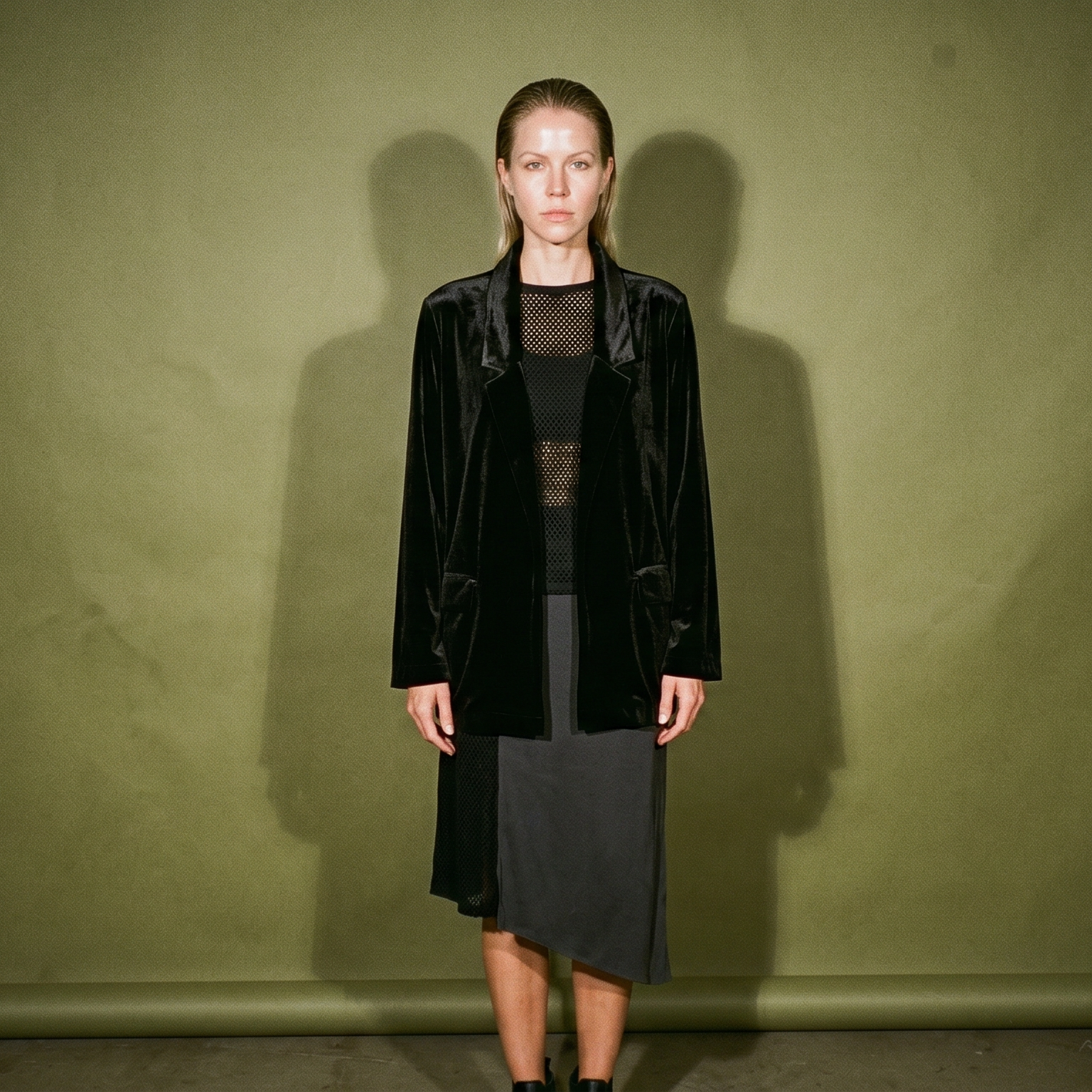 Zara Black Velvet Jacket