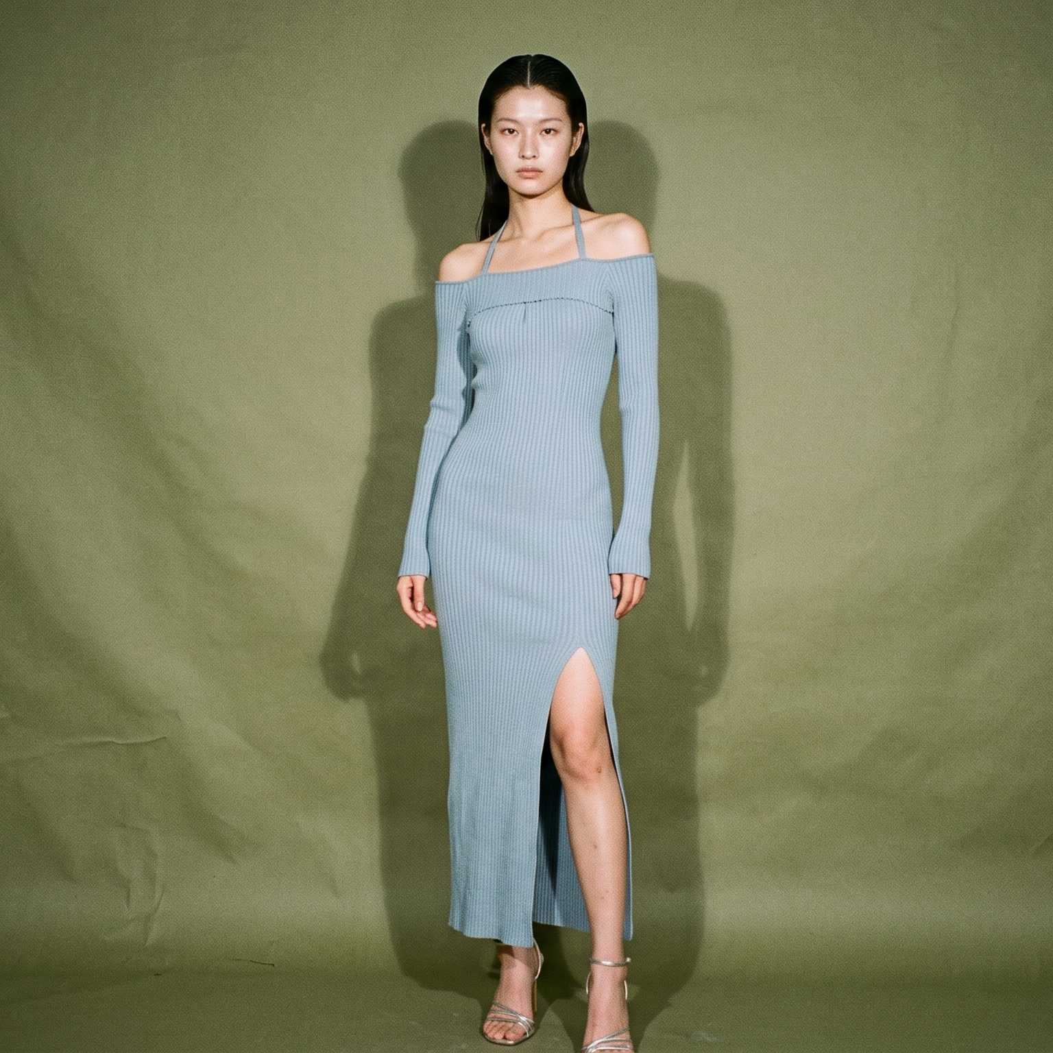 Jonathan Simkhai Ribbed Knit Bodycon Long Sleeve
