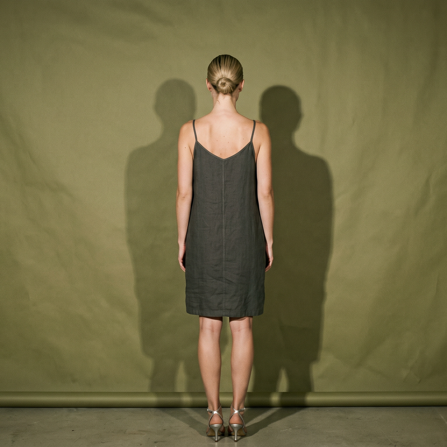 Nirvana Collective Navy Blue Dress Sleeveless