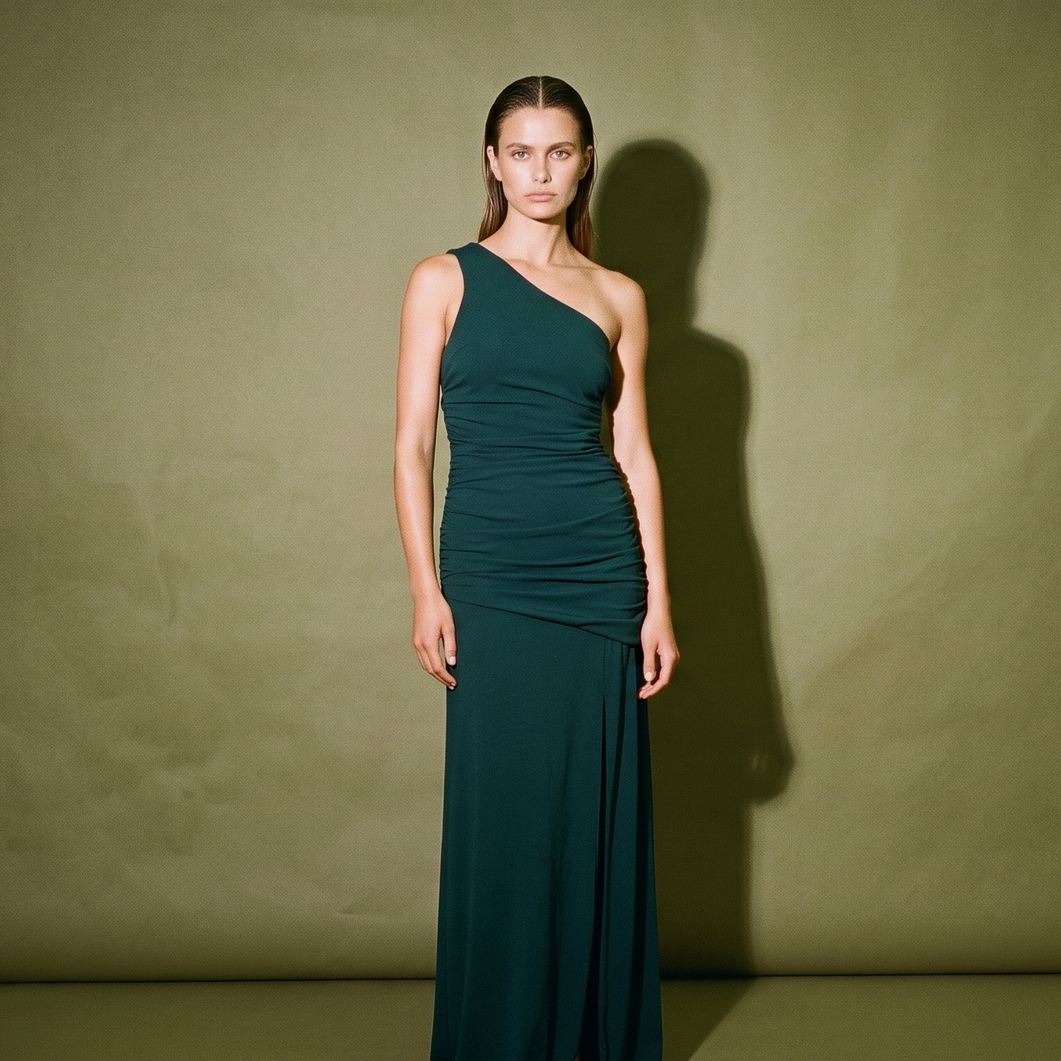 Chancery Asymmetrical Dress Draped