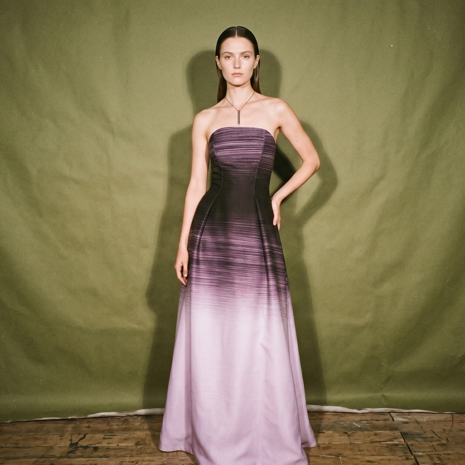 Lilac and Plum Tube Dress