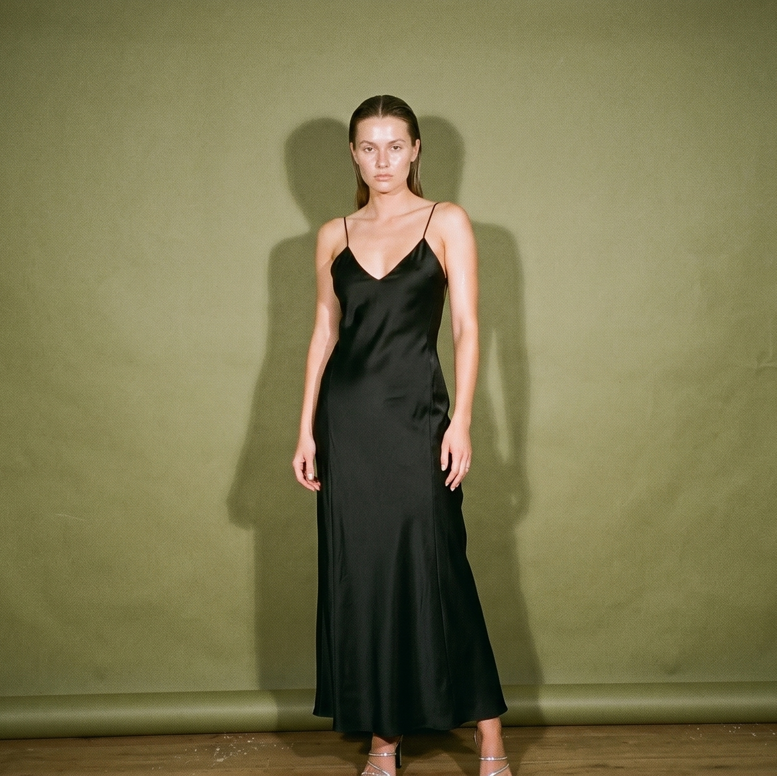 Oh My Jolene V Neck Satin Backless