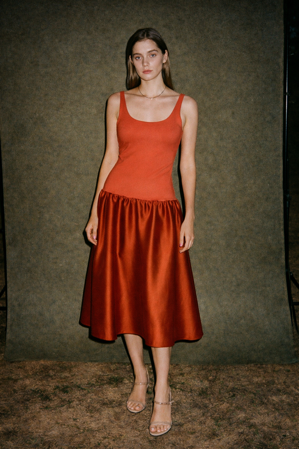 Karimandon Sleeveless Drop Waist Dress