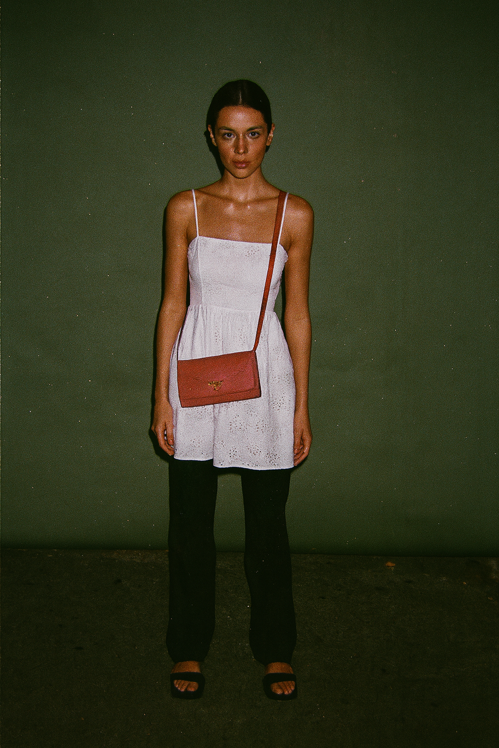 Prada Leather Front Flap with Snap Button Closure Signature Prada