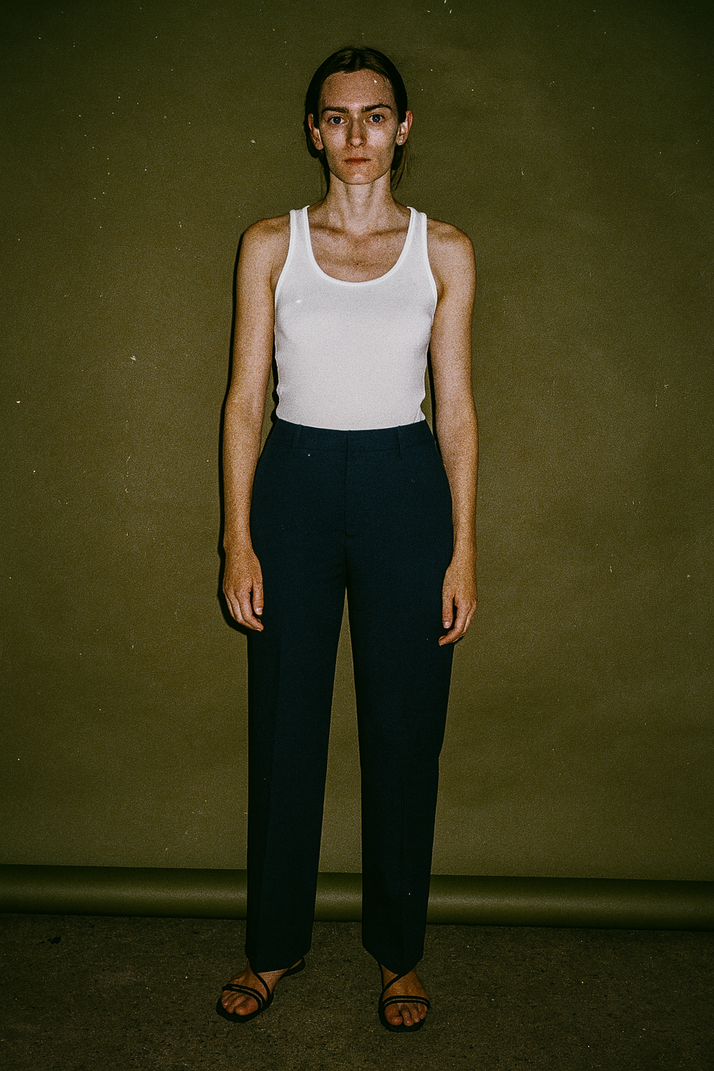 Cos Trouser Navy Blue