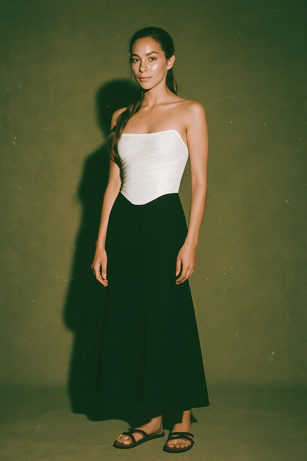 Capsule Halter White Organza