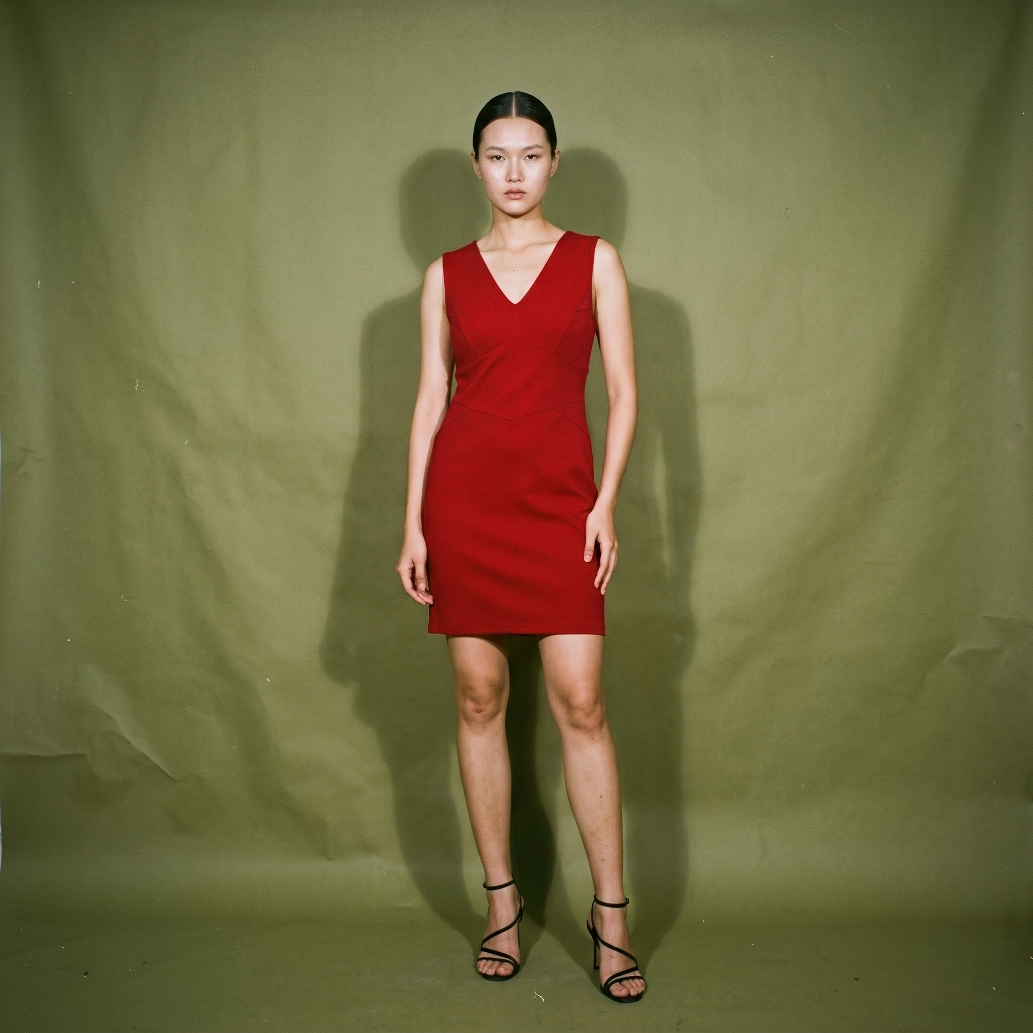Jaspal Red Short Dress