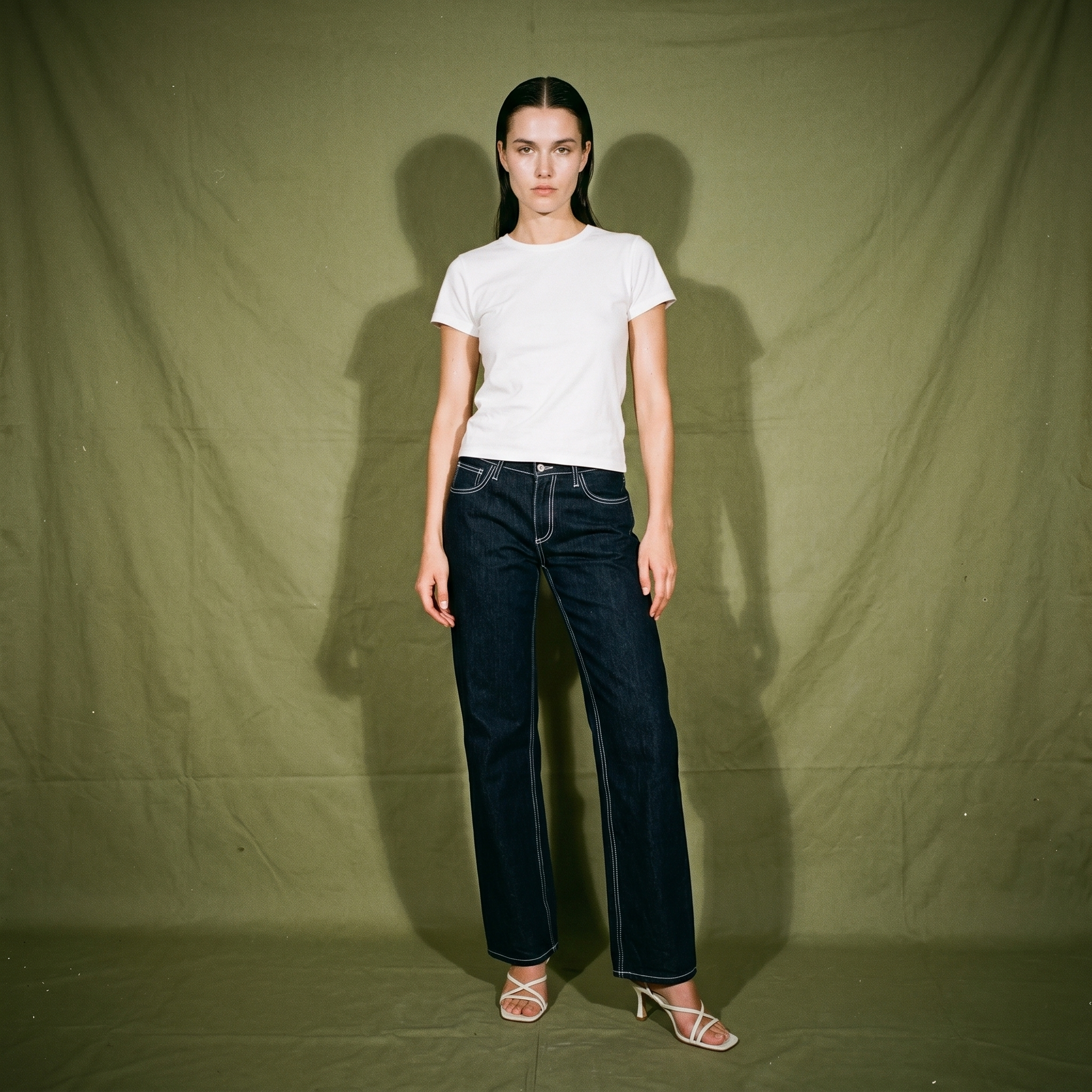 Minka Dink Faded Glory Bootscut Jeans Dark Wash